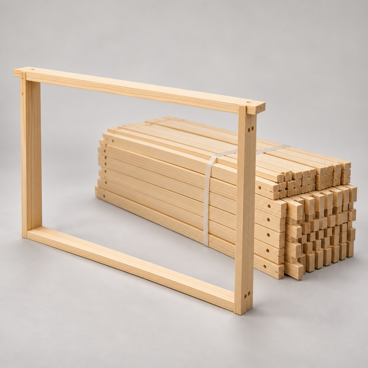 Ramka Wielkopolska drewniana, komplet 50 szt. — ilustracja poglądowa AI